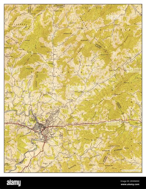 Canton, North Carolina, map 1942, 1:24000, United States of America by ...