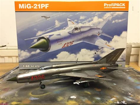 North Vietnamese Mig-21PF in 1/48 Scale from Eduard kit - MiG-21 NVA Vietnam War - iModeler