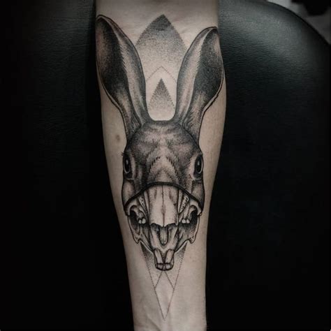 Discover 75+ rabbit skull tattoo best - in.cdgdbentre