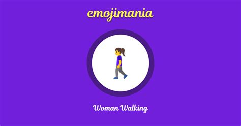 🚶‍♀️ Woman Walking emoji Copy & Paste - Emojimania