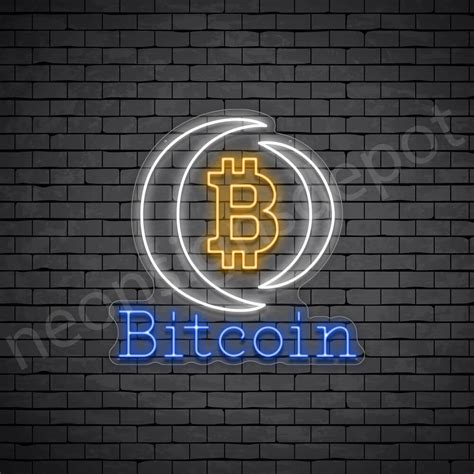 Bitcoin V4 Neon Sign - Neon Signs Depot