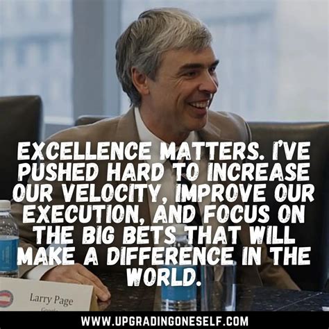 Larry Page quotes (8) - Upgrading Oneself