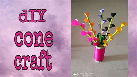 How to make paper cone craft | easy and simple cone craft for ...