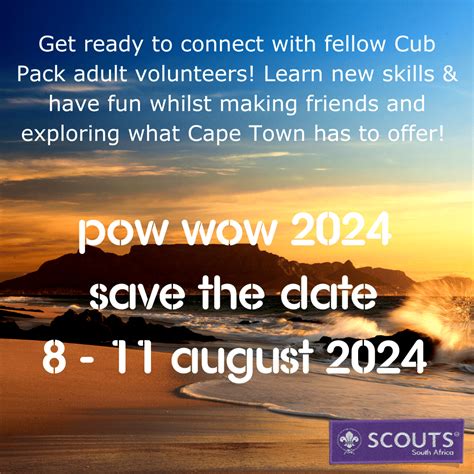 Get ready for POW WOW 2024! - Limpopo Scouts