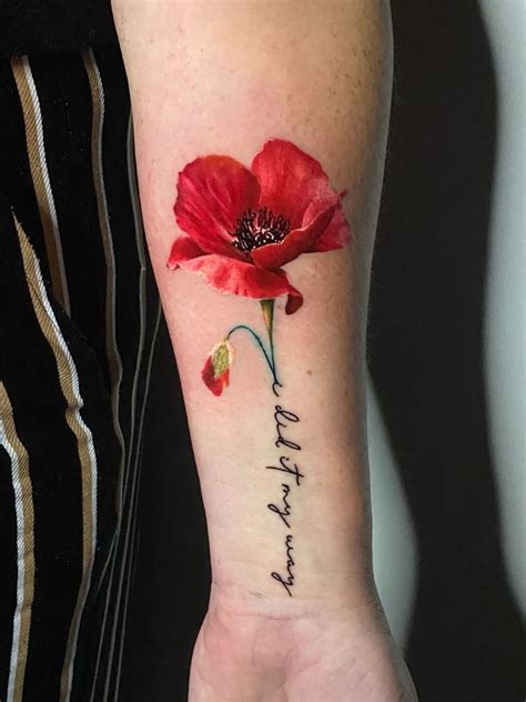 Poppy flower tattoo meanings 30 design ideas – Artofit