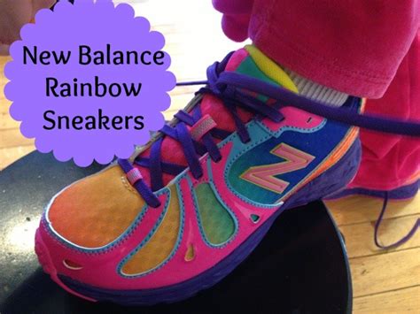 Fashion Friday: New Balance Rainbow Sneakers - Classy Mommy