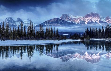 Snow Mountain Lake Wallpapers - Top Free Snow Mountain Lake Backgrounds ...