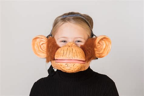 Cheeky Monkey Ventriloquist Mask - to be worn by Children