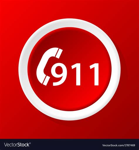 911 emergency Royalty Free Vector Image - VectorStock