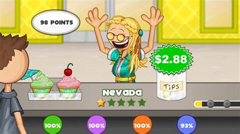 Papa's Cupcakeria: Unlocking Nevada (Rank 26, Summer Luau) LemonZester ...