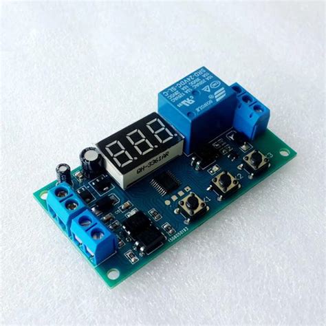 Two way signal input / programmable relay module / trigger Delay relay PLC control board DC12V ...