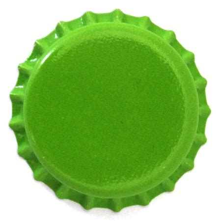 Lime Green Bottle Caps at Bottle Cap Co