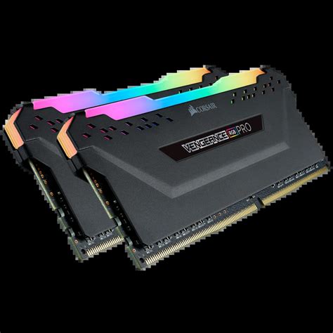 VENGEANCE® RGB PRO 16GB (2 x 8GB) DDR4 DRAM 3200MHz C16 Memory Kit — Black