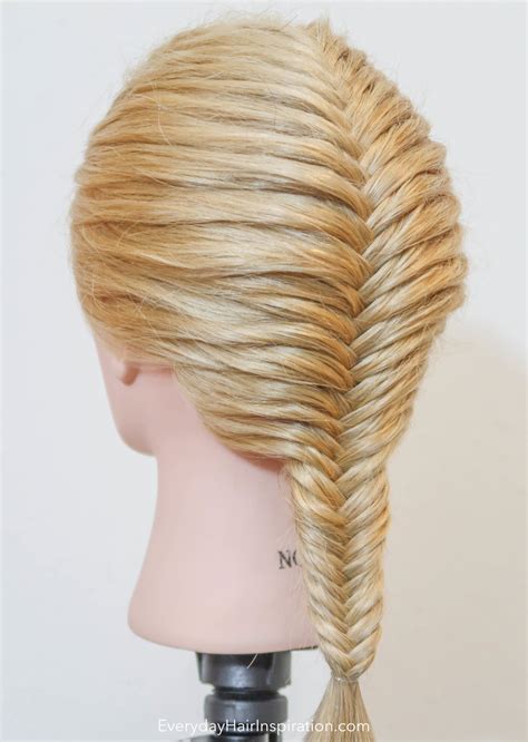 How To French Fishtail Braid - Everyday Hair inspiration