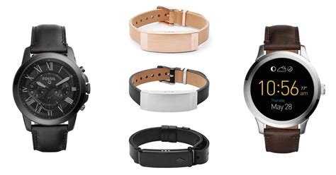 Fossil unveils an Android Wear smartwatch and fitness trackers