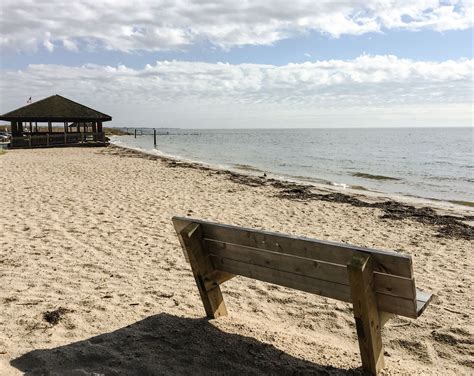 Islip Beach | Beach pictures, Beach, Dining bench