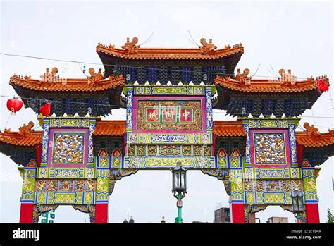 The Chinese Arch,Chinatown,Liverpool,UK Stock Photo - Alamy