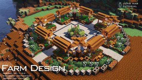 Minecraft Farm Design Tutorial｜How to Build in Minecraft - YouTube