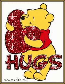 The perfect Hug Glitter WinnieThePooh Animated GIF for your ...