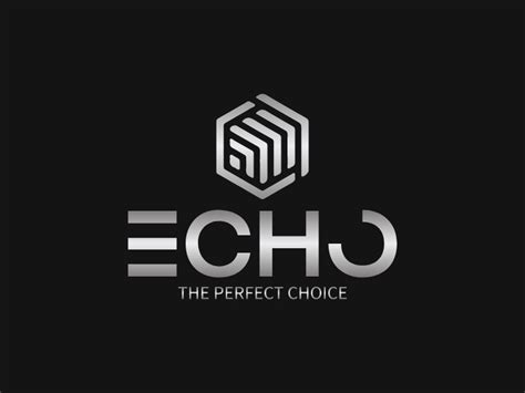 ecHo logo design - LogoAI.com