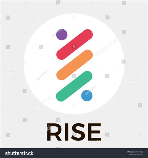 Rise Black White Vector Logo Stock Vector (Royalty Free) 1230865702 ...