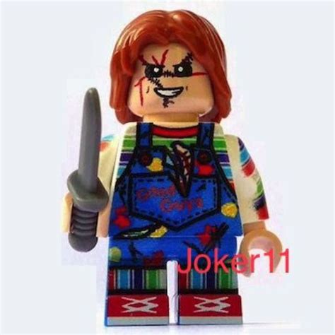 Minifigure: Chucky LEGO Bricks Compatible, Hobbies & Toys, Toys & Games ...