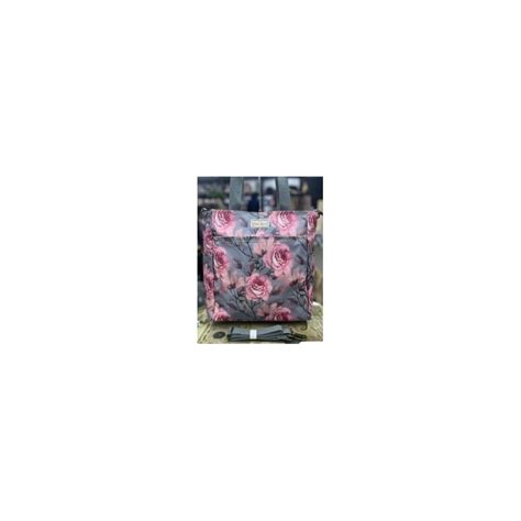 Cotton Road Large Floral Cooler Bag - Pink Floral