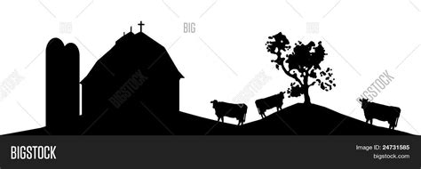 Silhouette Countryside, Transparent Image & Photo | Bigstock