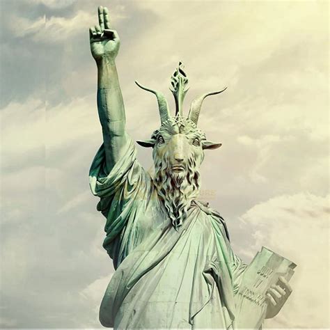 Newly Designed Bronze Statue Of Satan Statue Of Liberty