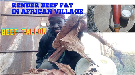 THE SPICY HOT POT//RENDER BEEF FAT IN MY VILLAGE .how to make oil - YouTube