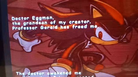 If I were to be cast as the voice of shadow in Sonic the hedgehog 3 ...