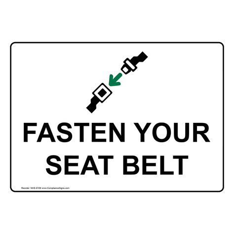 Fasten Your Seat Belt Sign NHE-8108 Machinery