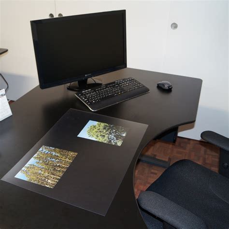 Desk Mat, Slightly frosted look | Desk protector cut to size