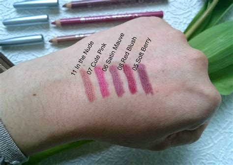 Essence lipliners swatches | Lipgloss swatches, Lip liner, Lipstick
