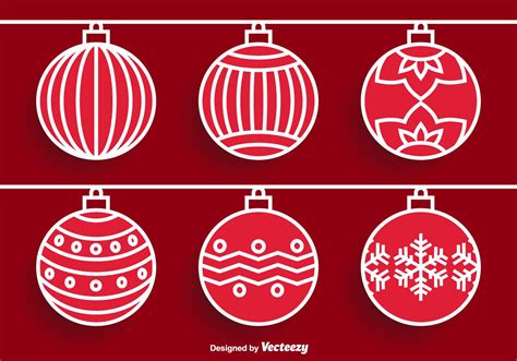 Christmas Ornament Vectors 97950 Vector Art at Vecteezy