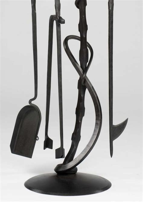 Albert Paley Forged Fireplace Tools | Fireplace tools, Modern fireplace tools, Fireplace