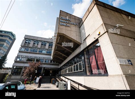 Exterior of Queen Margaret Union , student union on campus of Glasgow Stock Photo: 105169234 - Alamy