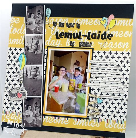 crafty goodies: Scrapbooking with Joy Clair!!