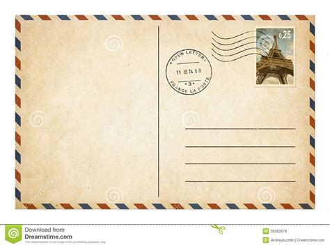 VINTAGE AIRMAIL ENVELOPE | Postcard template, Mail art envelopes ...