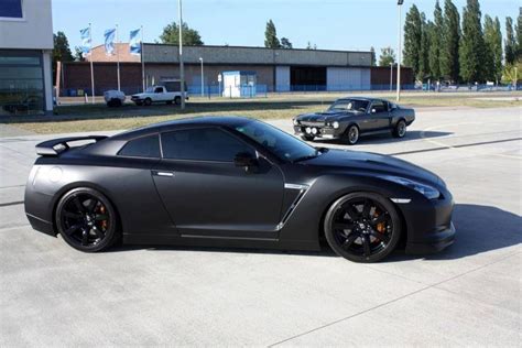 Matte Black, Nissan, GTR