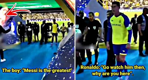 Cristiano Ronaldo Gets Angry: 'तुझ्यापेक्षा मेस्सी चांगला आहे ...