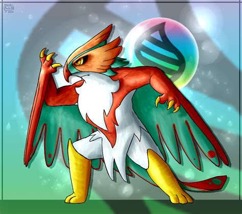 Mega Hawlucha by SaintNevermore on DeviantArt