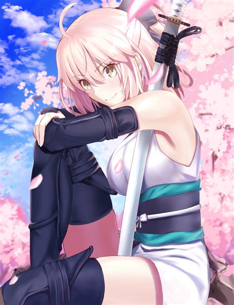 Wallpaper Anime Girls Fate Series Fate Grand Order Okita Souji | Hot Sex Picture