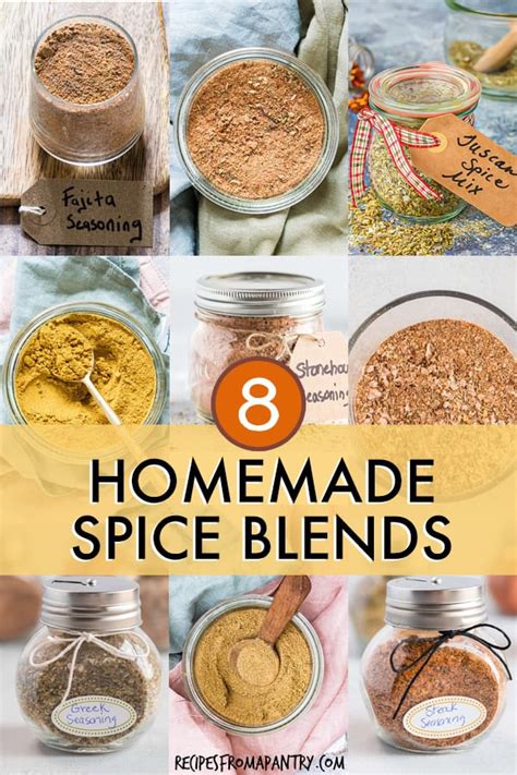 Homemade Spice Blends Seasoning - Recipes From A Pantry