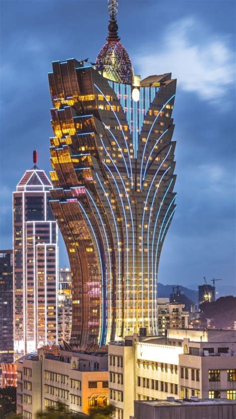 Wallpaper Download 1080x1920 Macau Grand Lisboa Hotel - Gorgeous architecture | Architecture ...
