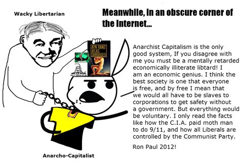 Debating an ancap | Anarcho-Capitalism | Know Your Meme