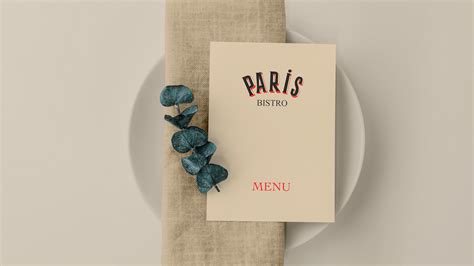 Paris Bistro Menu Design on Behance