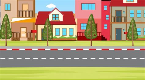 Cartoon Road City Images - Free Download on Freepik