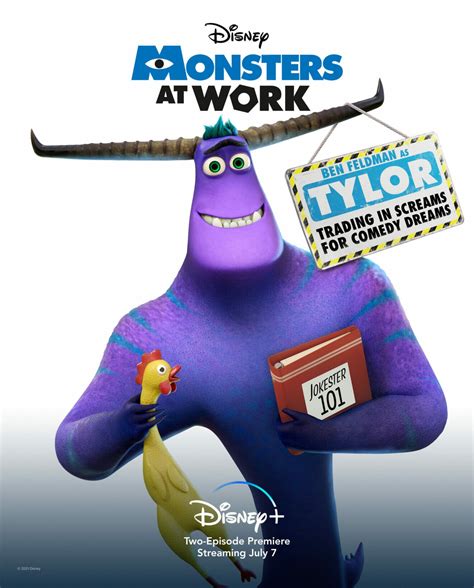 'Monsters at Work' Character Posters Released - Disney Plus Informer