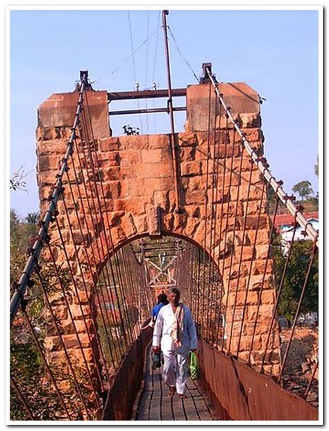 Gokak falls hanging bridge